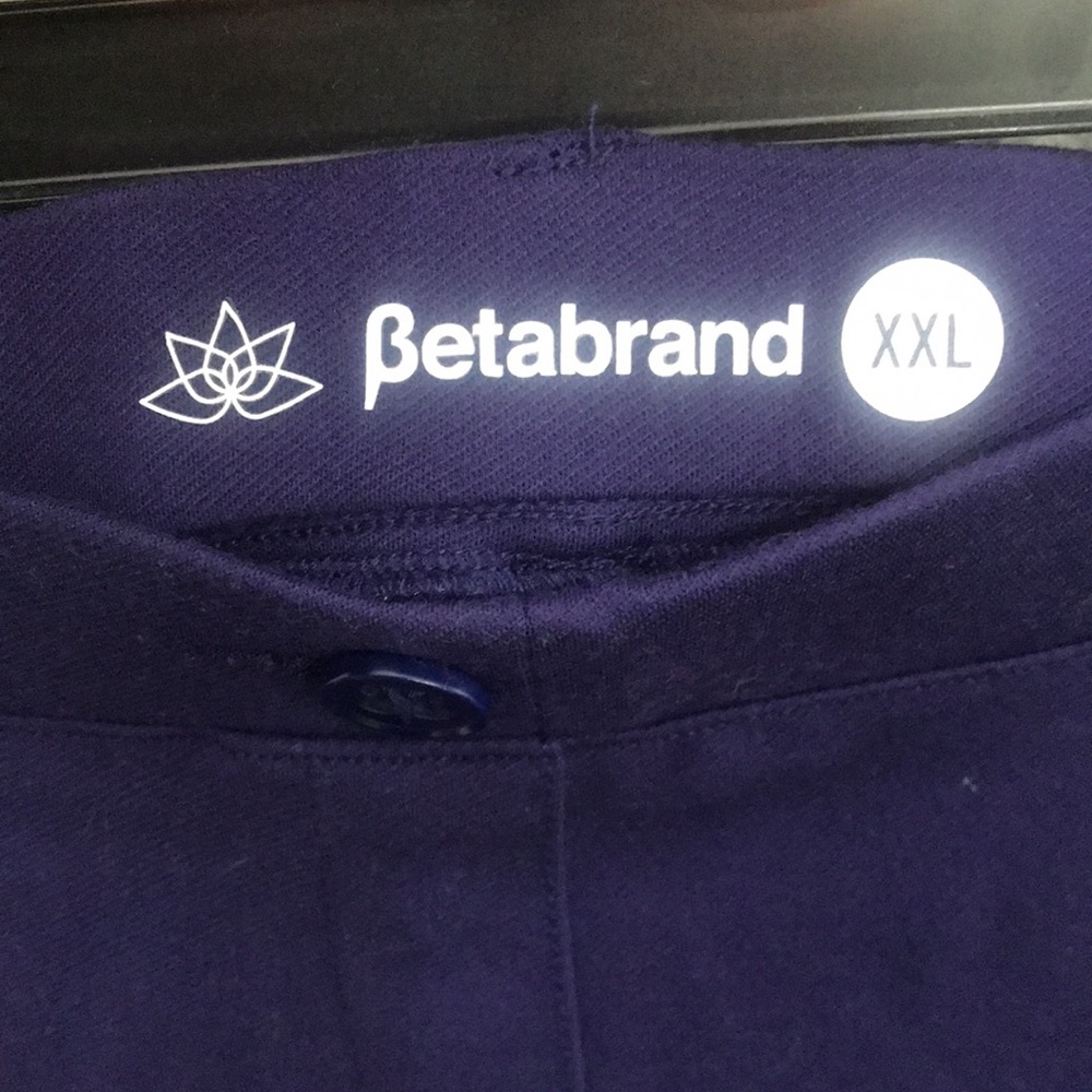 Betabrand Dress Pant Yoga Pants Size XXL Navy Blue - Picture 7 of 13